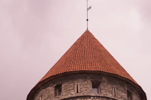 Old tower in Tallinn Estonia