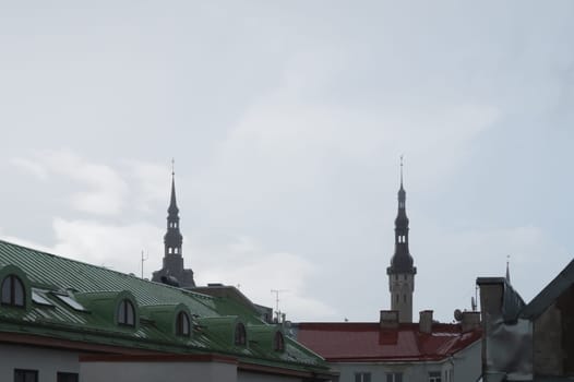Old tower in Tallinn Estonia