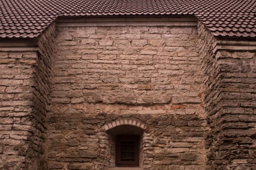 Old stone wall masonry texture background