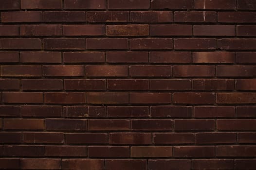 Old red brick wall background