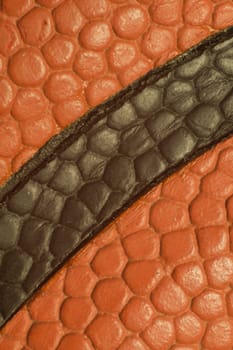 Basketball ball closeup texture background