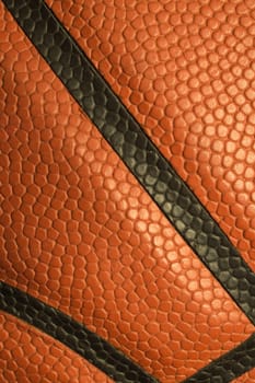 Basketball ball closeup texture background