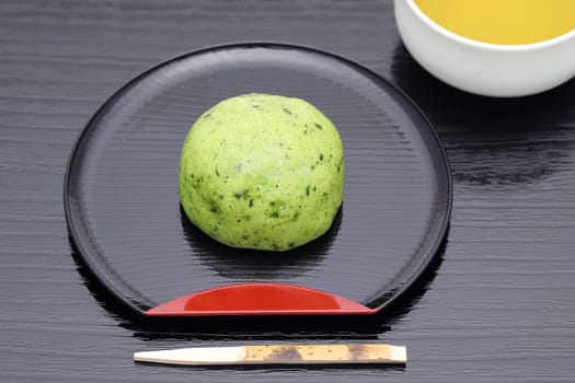 Japanese confectionery, yomogi plant rice cake Kusa Mochi