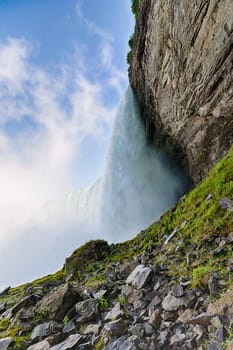 Famous waterfall, Niagara falls in Canada, Ontario
