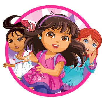 dora friends the explorer Kate Naiya  illustration