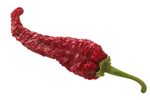 Dried Kashmiri Mirch pepper, whole pod