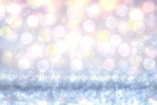 Happy holiday background. Abstract cute and elegant festive colorful summer background texture with soft style colored bokeh circles. Template for holidays, wedding or other festivals.