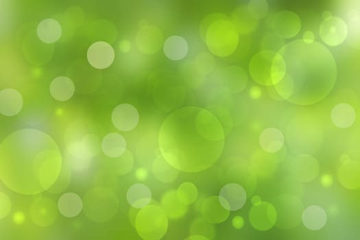 Abstract gradient green and light yellow colorful pastel spring or summer bokeh background. Beautiful texture.