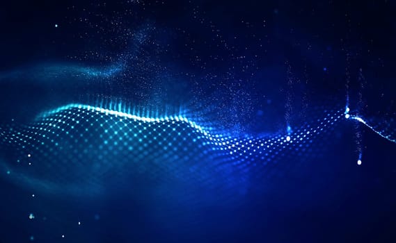 Blockchain technology background. Cryptocurrency fintech block chain network and programming concept.