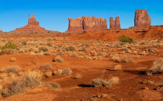 View at Monument Valley, Arizona USA