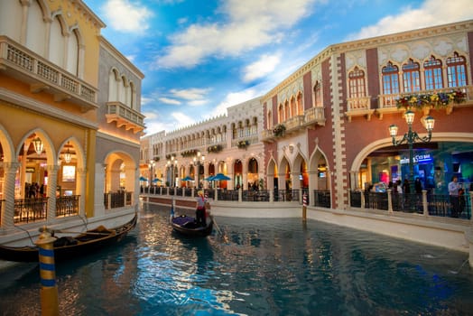 LAS VEGAS, USA - OCTOBER 16, 2018: The Venetian Resort Hotel Casino opened on May 3, 1999., Las Vegas USA