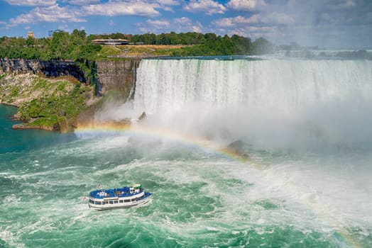 Famous waterfall, Niagara falls in Canada