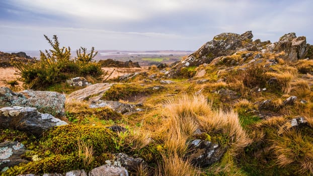 Roc'h Trevezel summit of  Brittany, France