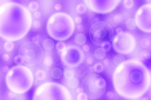 A festive purple abstract Happy New Year or Christmas texture background with color blurred bokeh lights. Space for design. Card concept or advertising.