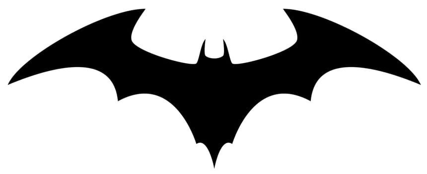 bat fly black vampire halloween silhouette illustration wings
