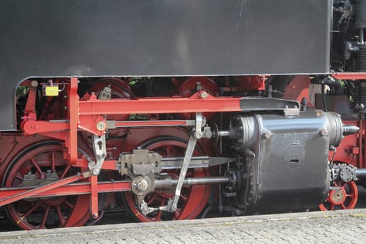 an old narrow gauge steam locomotive