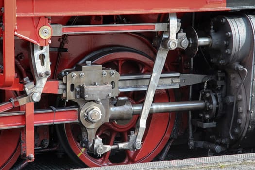 an old narrow gauge steam locomotive