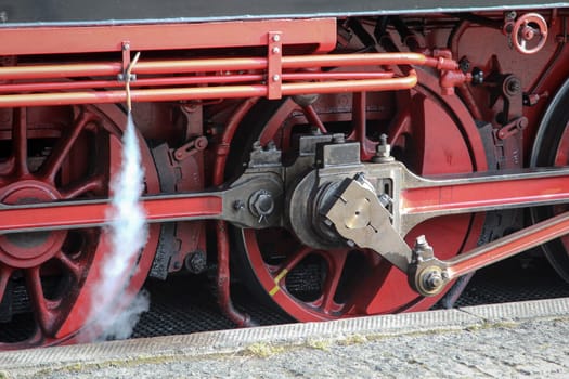 an old narrow gauge steam locomotive
