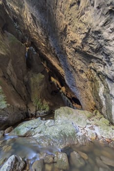 stream Ponicova in Ciucaru Mare Mountains, Romania