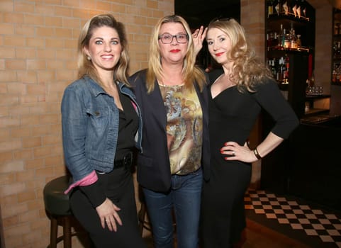 Christine Deck,  Claudia Schulz ( PR ) Sandra Quadflieg,.Pre-Easter-Drink and After Work Event  at the Tortue  in Hamburg 2019