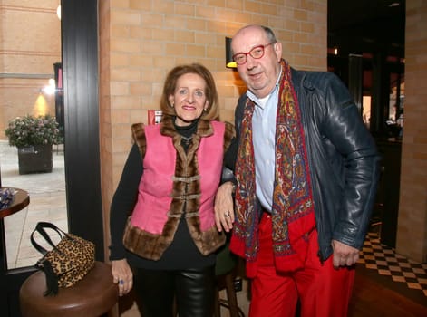 Birgit Saatrübe-Möllers and Husband Ully Moellers,.Pre-Easter-Drink and After Work Event  at the Tortue  in Hamburg 2019