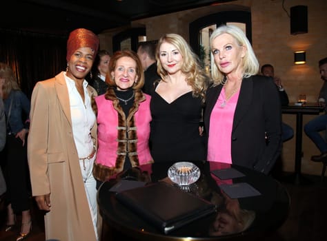 Love Newkirk, Claudia Schulz ( PR ) Sandra Quadflieg,Susanne Korden ,.Pre-Easter-Drink and After Work Event  at the Tortue  in Hamburg 2019