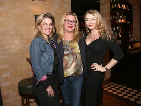 Christine Deck,  Claudia Schulz ( PR ) Sandra Quadflieg,.Pre-Easter-Drink and After Work Event  at the Tortue  in Hamburg 2019