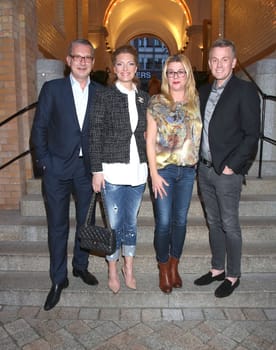 Olaf Schmidt, Sabine Stamm, Claudia Schulz and Lars Ohms ., Pre-Easter-Drink and After Work Event  at the Tortue  in Hamburg 2019