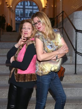 Birgit Saatruebe  and  Claudia Schulz ,PR ., Pre-Easter-Drink and After Work Event  at the Tortue  in Hamburg 2019