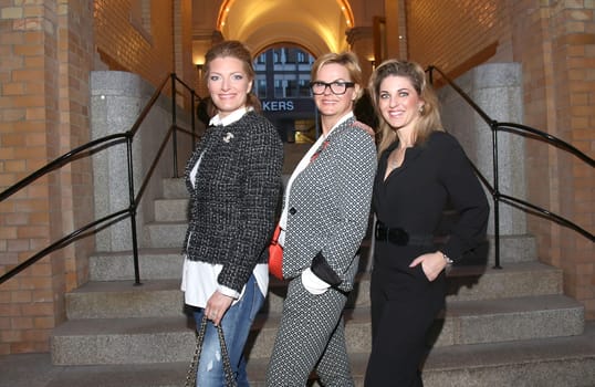 Sabine Stamm, Petra Engelking and Christine Deck  ., Pre-Easter-Drink and After Work Event  at the Tortue  in Hamburg 2019