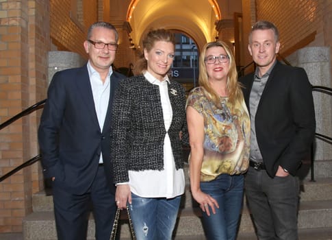 Olaf Schmidt, Sabine Stamm, Claudia Schulz and Lars Ohms ., Pre-Easter-Drink and After Work Event  at the Tortue  in Hamburg 2019