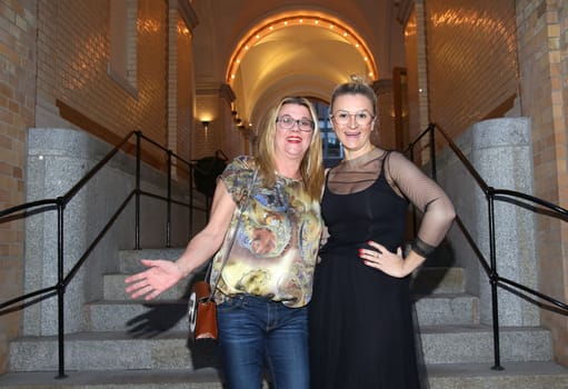 Claudia Schulz ( PR ) and Ella Deck,., Pre-Easter-Drink and After Work Event  at the Tortue  in Hamburg 2019