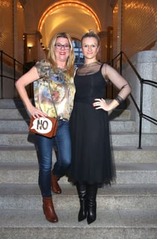 Claudia Schulz ( PR ) and Ella Deck,., Pre-Easter-Drink and After Work Event  at the Tortue  in Hamburg 2019