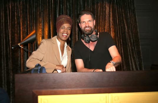 Love Newkirk and Kai Schwarz, ( DJ)  .Pre-Easter-Drink and After Work Event  at the Tortue  in Hamburg 2019
