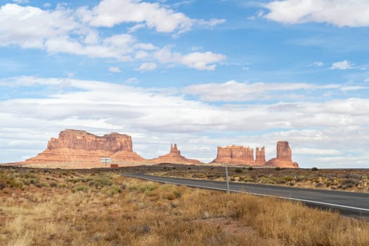 Monument Valley Navajo Tribal Park in Utah USA