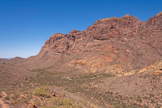 Dramatic Mountains in the Desert in Organ Pipe National Monument in Arizona