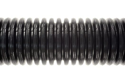A close up shot of plastic piping