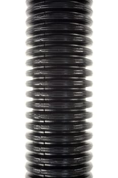 A close up shot of plastic piping