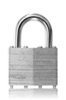 A close up shot of a security lock