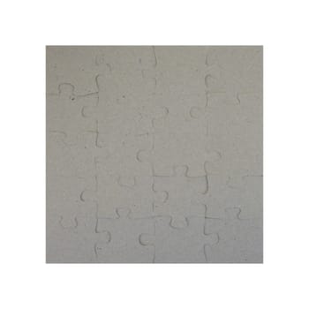 A close up shot of jigsaw pieces
