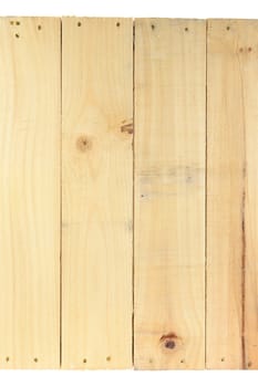A close up shot of a wooden crate