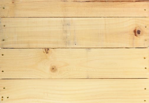 A close up shot of a wooden crate