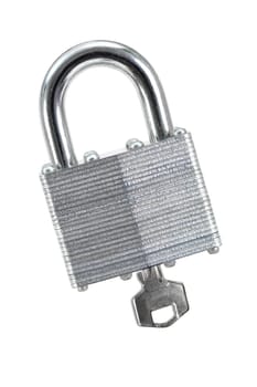 A close up shot of a security lock