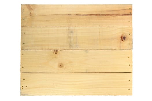 A close up shot of a wooden crate