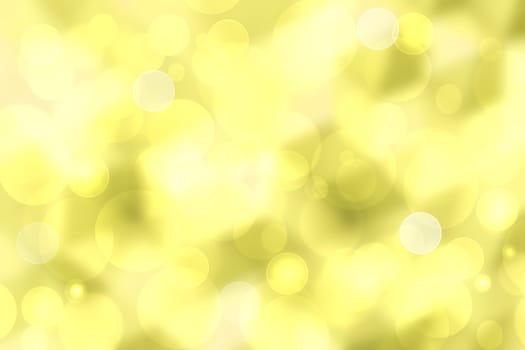 A festive abstract golden yellow gradient background texture with glitter defocused sparkle bokeh circles. Card concept for Happy New Year, party invitation, valentine or other holidays.