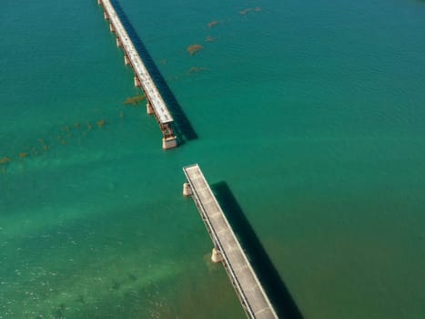 Road 1 to Key West in Florida, USA