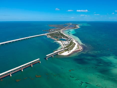 Road 1 to Key West in Florida, USA