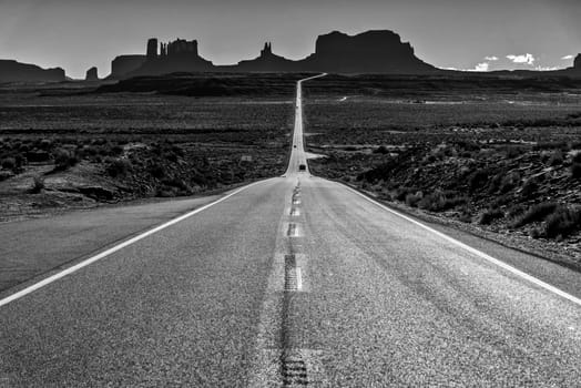 View at Monument Valley, Arizona USA