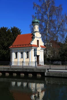 the Mühlkapelle sights of Krumbach (Swabia)