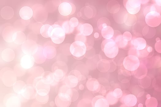 Abstract gradient purple pink background texture with blurred bokeh circles and lights. Space for design. Beautiful backdrop.